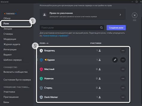 Альтернативные подходы к использованию роли по умолчанию в Discord