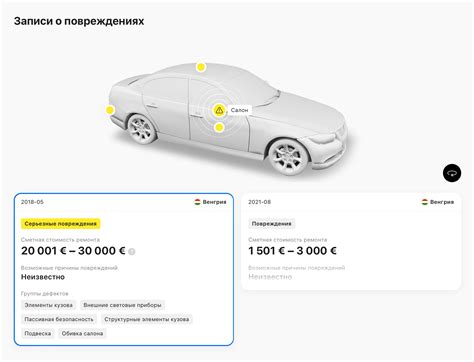 Важная информация в отчете о прошлом транспортного средства