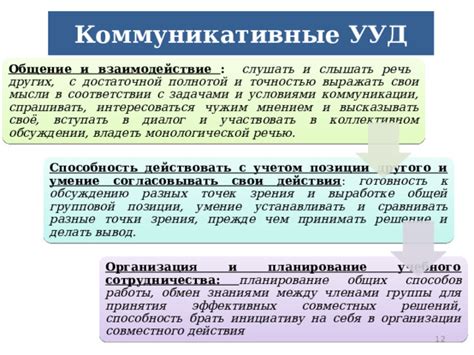 Взаимодействие и планирование: значимость коммуникации в коллективе