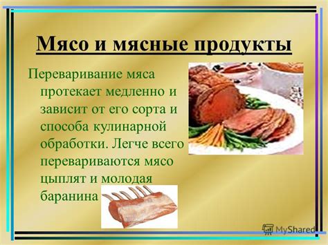 Вид мяса и его влияние на процесс приготовления