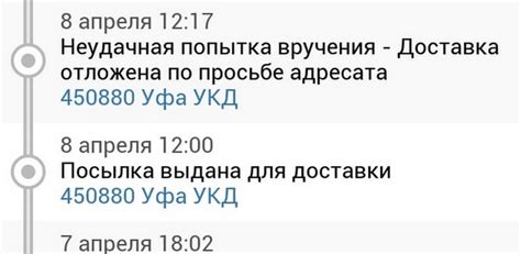 Влияние неудачного вручения письма на адресата: причины и последствия