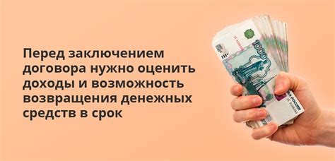 Возможность возвращения средств