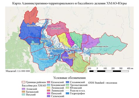 Выбор местоположения и размера для создания картографического произведения