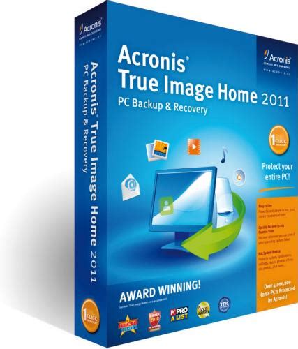 Выбор правильной версии программного продукта Acronis True Image Home 2011 для создания загрузочной флешки