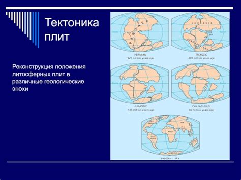 Геологические процессы при соударении литосферных плит