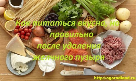 Диета для восстановления работы желчного пузыря