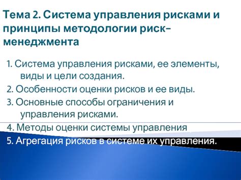 Задачи и принципы Методологии управления знаниями