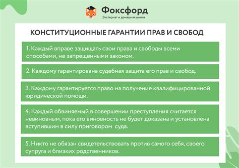 Законодательные механизмы защиты прав и свобод граждан