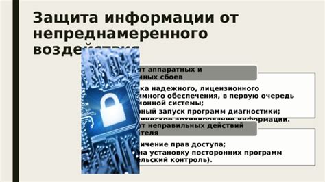 Защита от нежелательного программного воздействия в будущем: меры превентивной безопасности