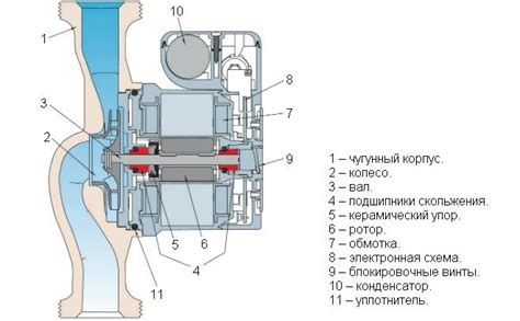 Значение роли ротора на устройстве циркуляционного насоса системы отопления