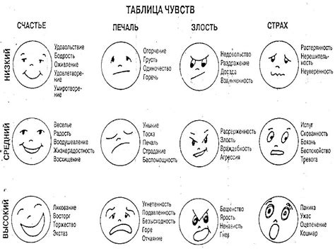 Идентификация основных эмоций