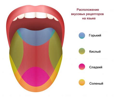 Изменения вкусовых рецепторов