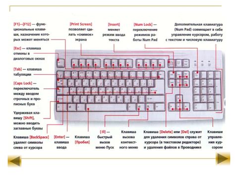 Изучение расположения клавиш на клавиатуре