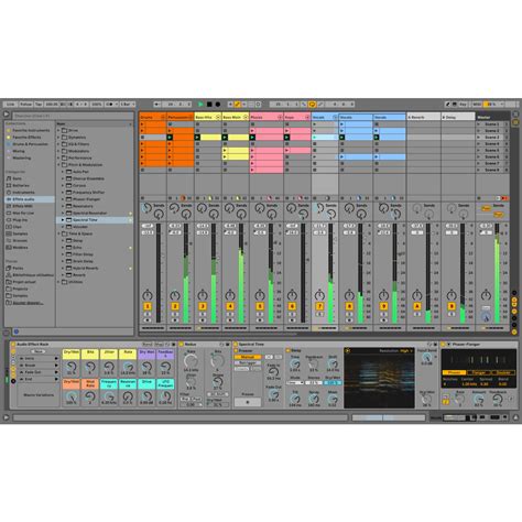 Интерфейс программы Ableton Live 11 Suite: основные компоненты и функциональные элементы