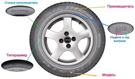 Информация о производителе и модели шины
