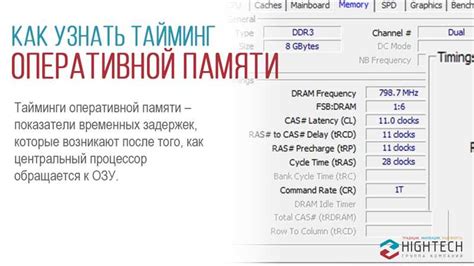 Использование диагностических инструментов для определения частоты оперативной памяти