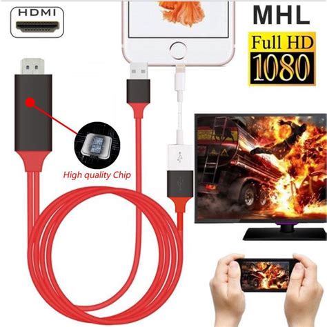 Использование кабеля HDMI для соединения мобильного телефона с телевизором