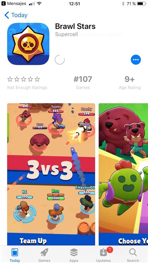 Как найти и получить доступ к Brawl Stars в App Store на мобильном устройстве Apple