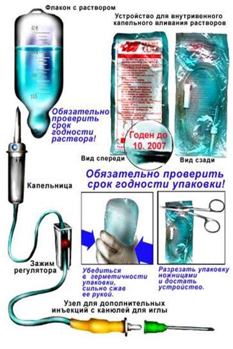 Как осуществить разделение капли от капельницы