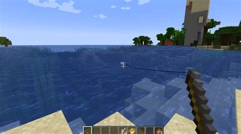 Как получить ведро с водой и рыболовную удочку в Minecraft