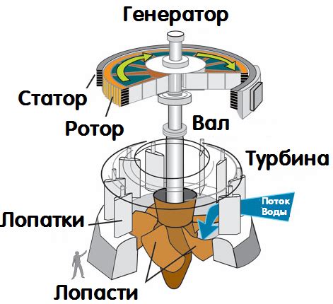 Как работает турбина на гидроэлектростанции?