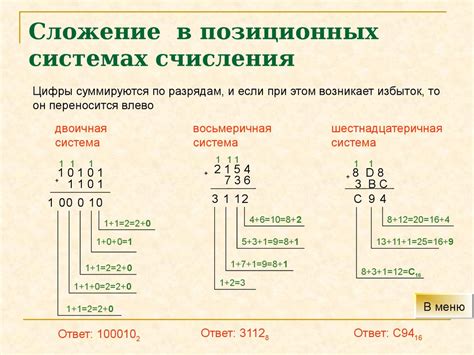 Конвертация чисел между десятичной и двоичной системами счисления