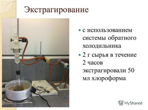 Метод тестирования с использованием хлороформа