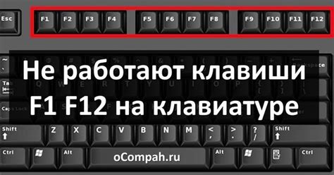 Назначение функциональных клавиш F1-F12 для особых операций