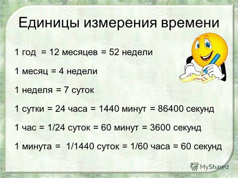 Настройка измерения времени