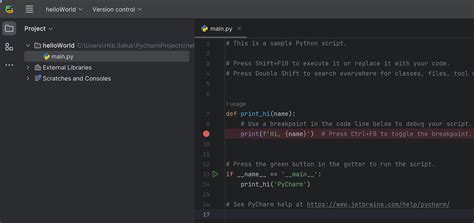 Настройка параметров установки в программе PyCharm 2023