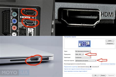 Настройка соединения через HDMI-порт