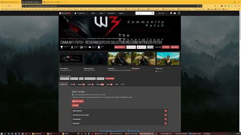 Настройка Witcher 3 mod manager перед использованием