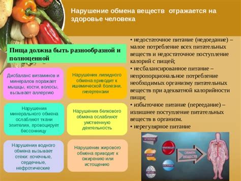 Недостаточное поступление полезных веществ при употреблении большого количества пищи