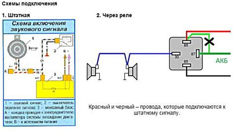 Необходимое оборудование для соединения звукового сигнала через реле