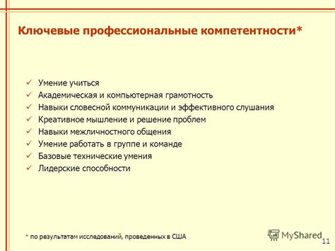 Неотъемлемые навыки и требуемые компетенции для успешной работы в сфере профессиональных информационных систем