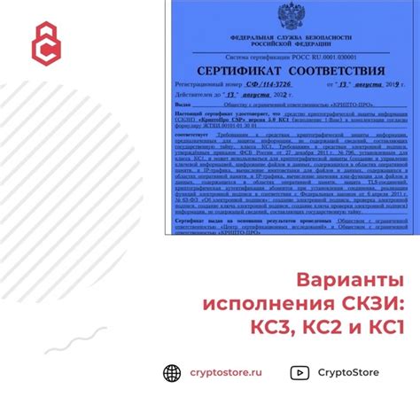 Обзор разнообразных классов СКЗИ и их функциональных возможностей