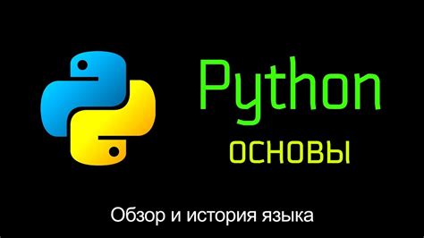 Обзор языка программирования Python