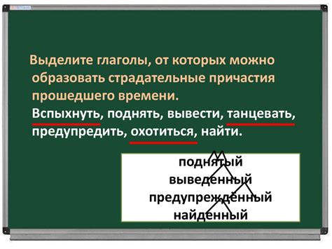 Образование кратких и полных причастий: уникальные особенности