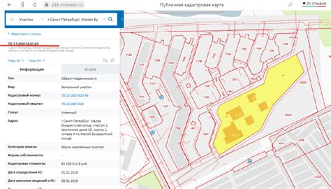 Обращение в городской кадастровый участок