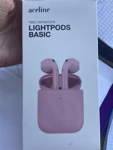 Описание аксессуаров Aceline Lightpods Basic