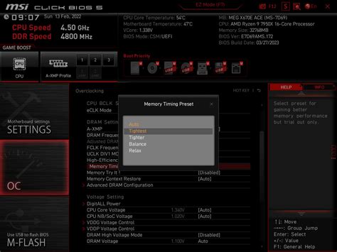 Оптимизация работы процессора на платформе MSI Click BIOS AMD