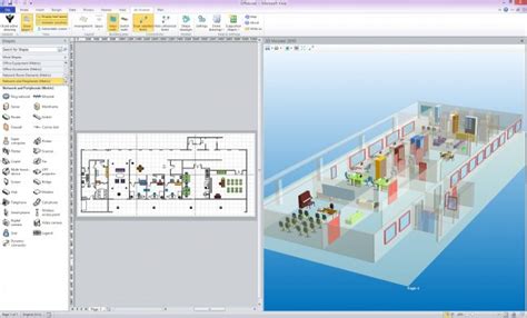 Основные функции и инструменты Visio 2007