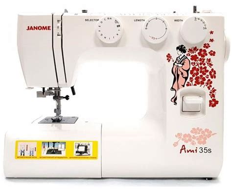 Основные функции швейной машины Janome Ami 35s