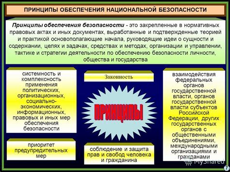 Основополагающие принципы справедливости и обеспечения безопасности в обществе