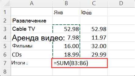 Основы работы с формулами в Excel