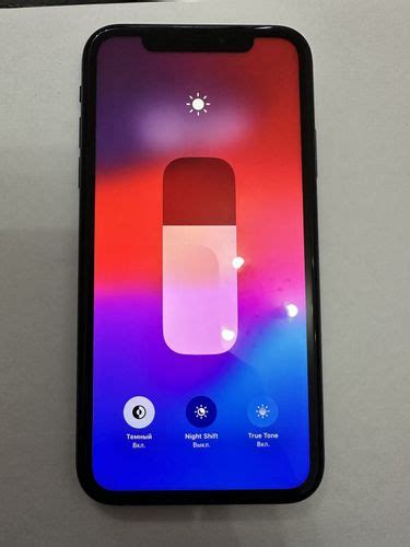 Открытие настроек iPhone 10 XR