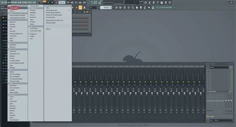 Открытие программы FL Studio 20 и выбор нужного расширительного модуля в настройках