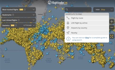 Отслеживание полетов на Flightradar24: как использовать функции платформы