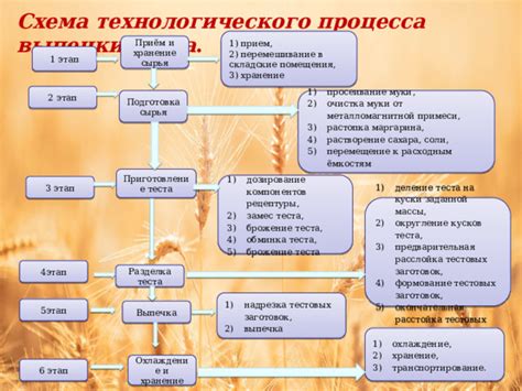 Подготовка и приготовление главных компонентов