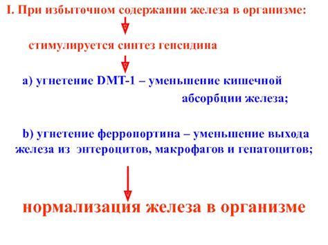 Поддержка здоровья при избыточном содержании железа